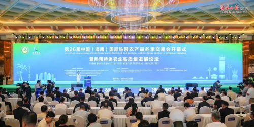 第26届中国 海南 国际热带农产品冬季交易会开幕