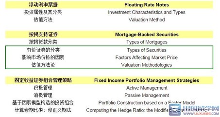 注册国际投资分析师（CIIA）考试大纲（2008年版）概述